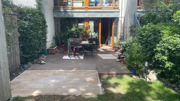 Terrasse aus Sandstein